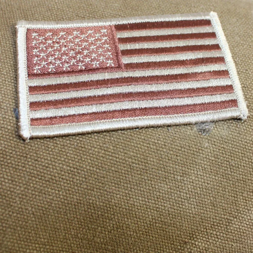 Rothco Desert Drab Heavyweight Canvas Leather Accent Cross Body Messenge… - Picture 7 of 11